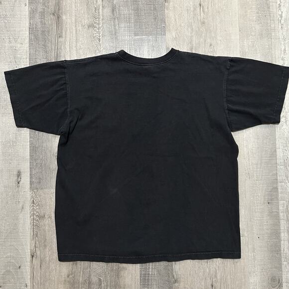 Vintage Dawg Pound T Shirt Black Spiked Collar Grunge Skater Punk 90s USA Shirt - Picture 3 of 4